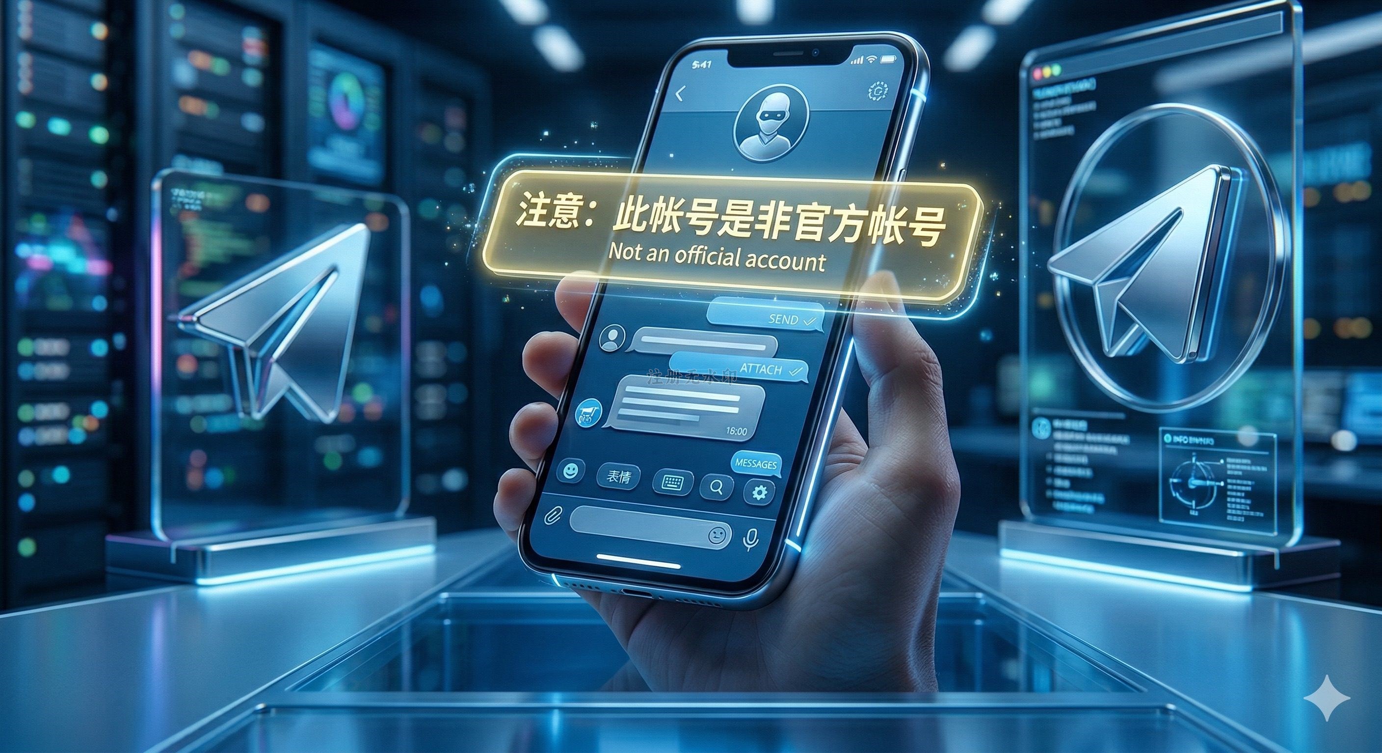 Telegram提示“此帐号是非官方帐号”？原因解析与正确理解